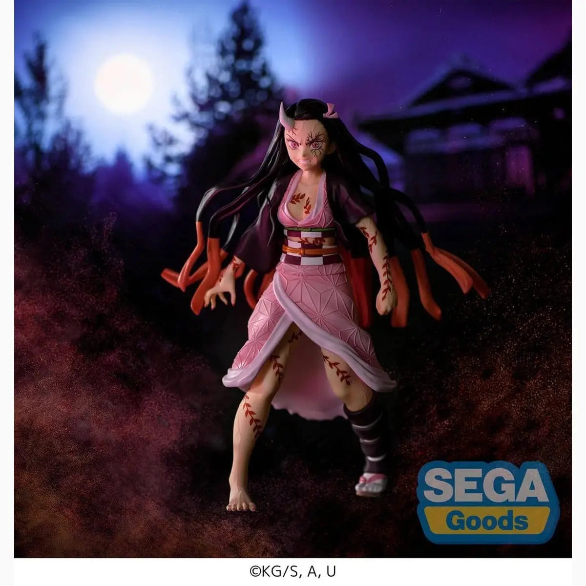 Demon Slayer: Kimetsu no Yaiba FIGURIZMa figurine PVC Nezuko Kamado Demon Form Advancing Ver. (Rerelease) 21 cm - Image 3