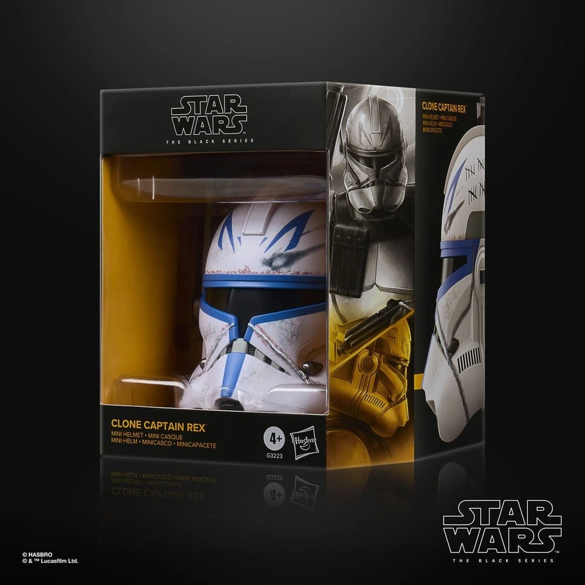 Star Wars: The Clone Wars Black Series mini casque Clone Captain Rex 15 cm - Image 4