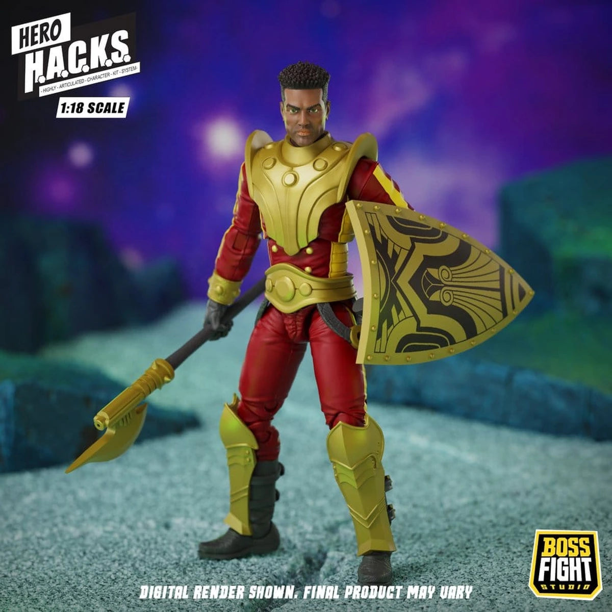 Hero H.A.C.K.S. Core figurine 1/18 Heroes and Villains Wave 1 Stellar Guard: Cosmic Defender of Accord - Image 4