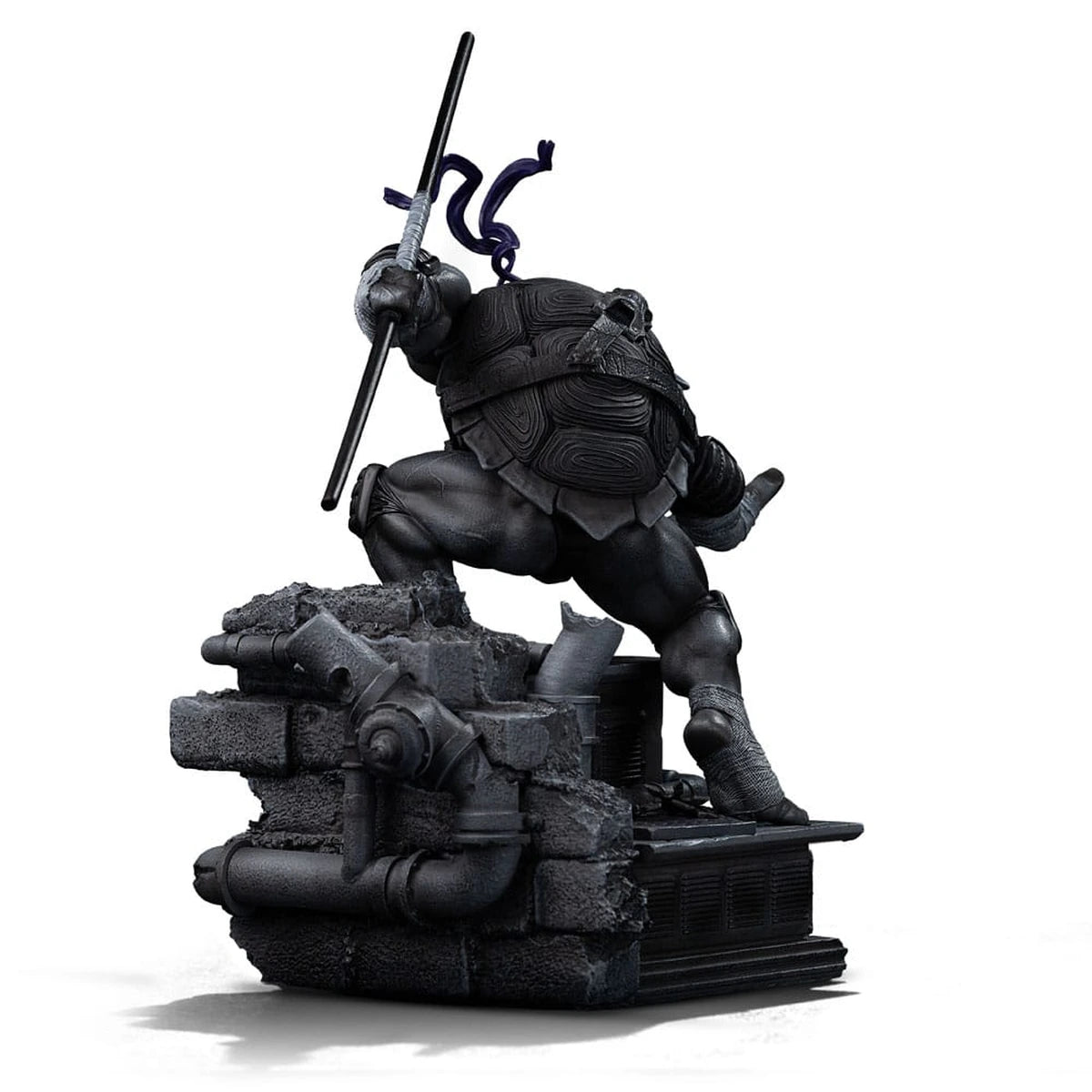 Tortues Ninja statuette 1/10 Art Scale Donatello Black and White Variant 26 cm heo exclusive - Image 5