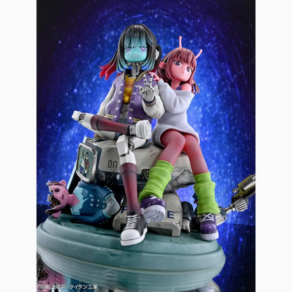 Milky Subway The Galactic Limited Express pack 2 figurines PVC Chiharu & Makina 18 cm - Image 4