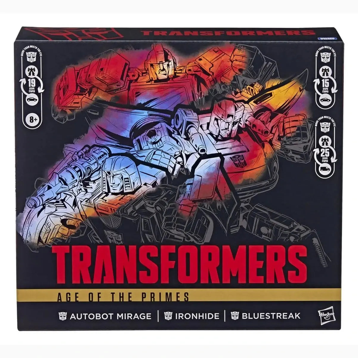 Transformers Age of the Primes pack 3 figurines Autobot Mirage & Bluestreak & Ironhide - Image 5