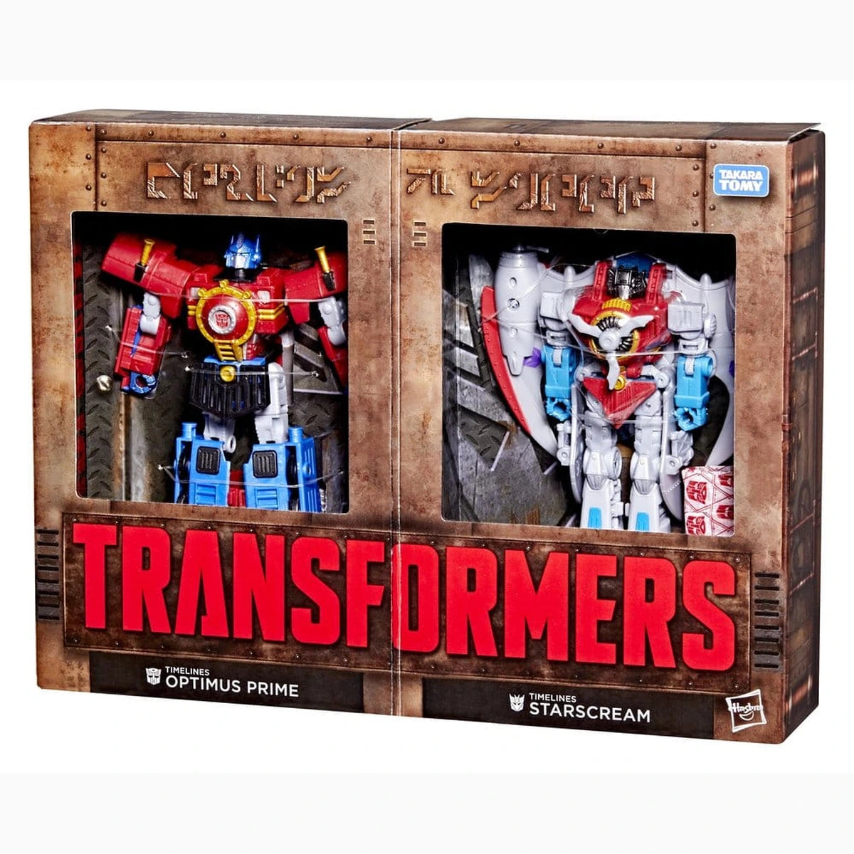 Transformers Timelines Hearts of Steel Comic Edition Figurines Optimus Prime & Starscream 14 cm - Image 6