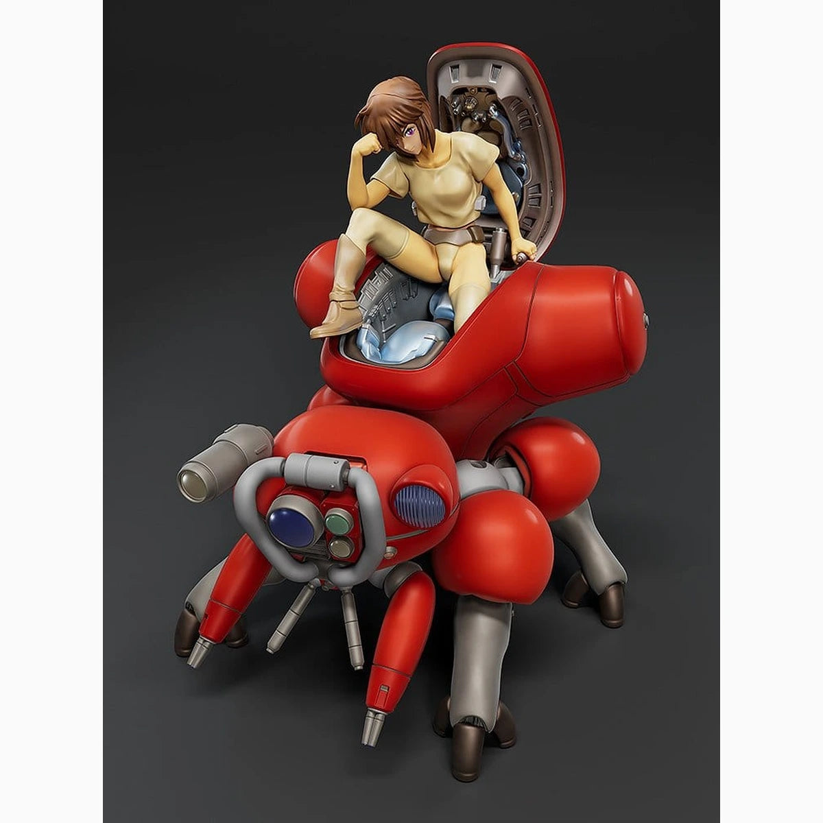 Ghost in the Shell Plastic Model Kit PLAMAX minimum factory Motoko Kusanagi avec Fuchikoma 8 cm - Image 5