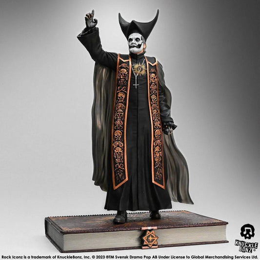 Ghost statuette Rock Iconz 1/9 Papa Emeritus IV (Black Robes) 22 cm - Image 1