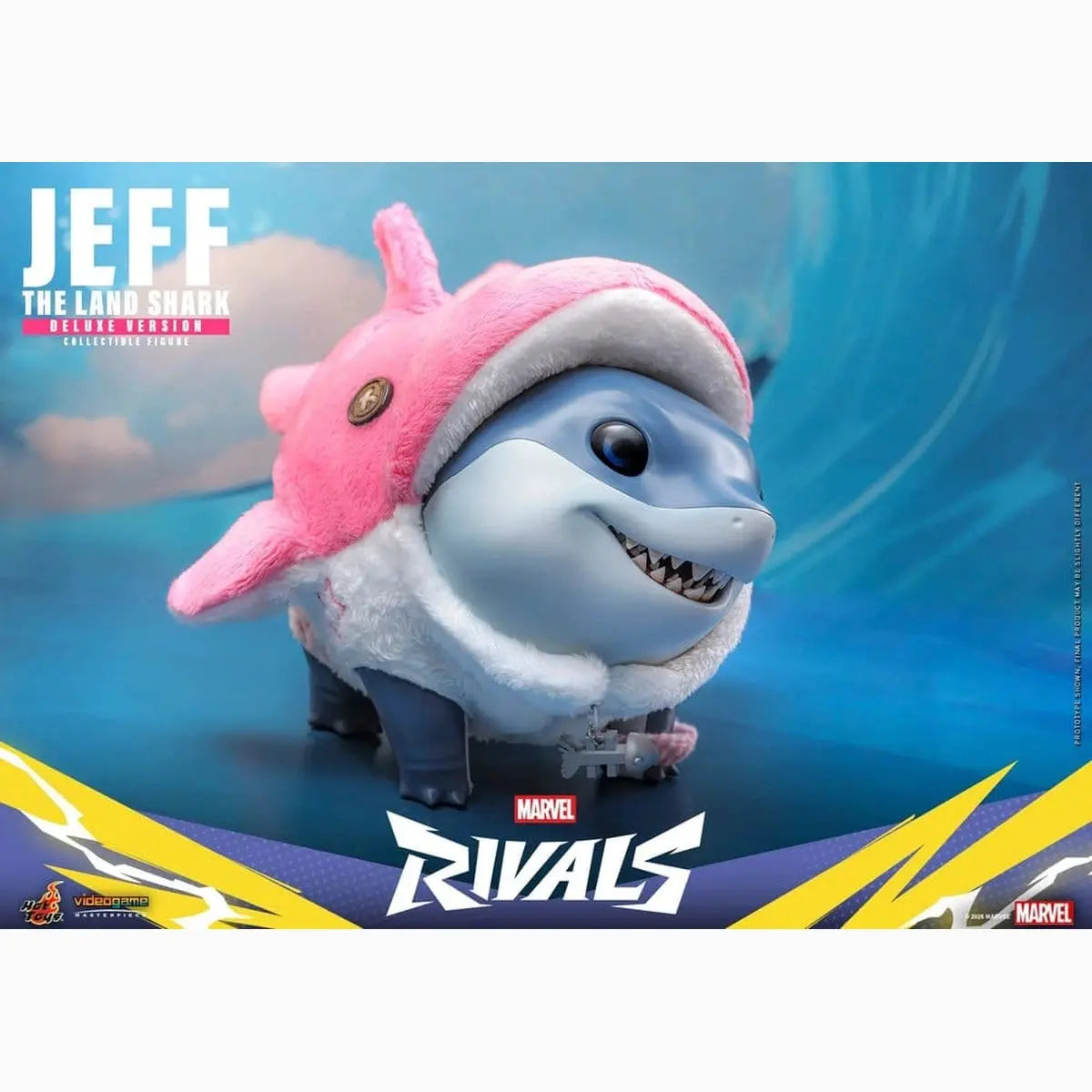 Marvel Rivals Videogame Masterpiece Series Figurine d'action Jeff the Land Shark (Deluxe Version) 11 cm - Image 5