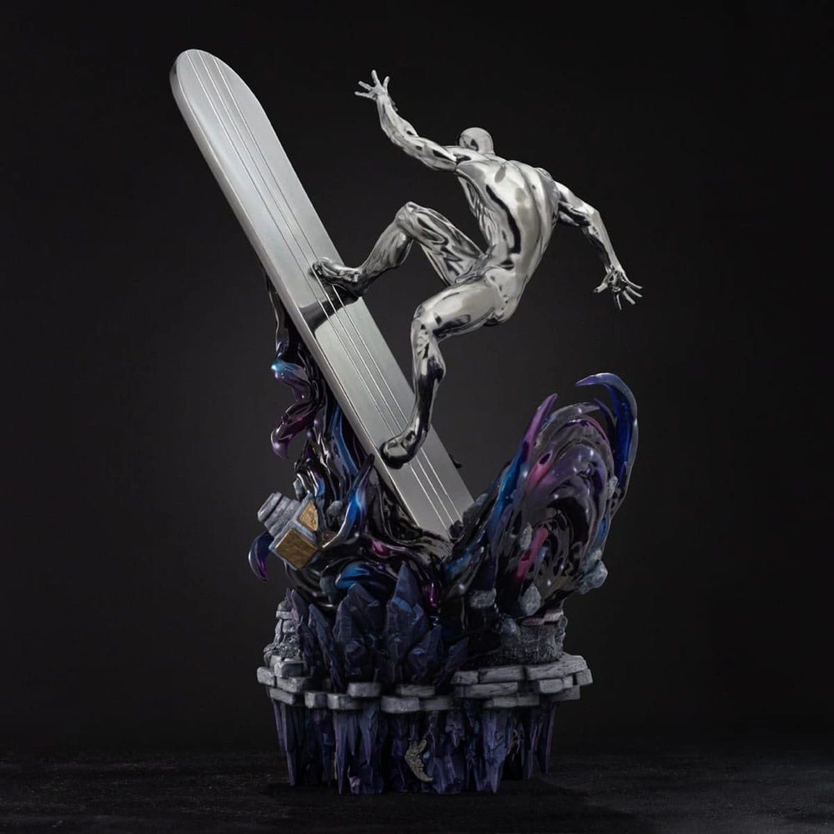 Marvel Comics statuette Infinity Gauntlet Diorama 1/10 Art Scale Silver Surfer Deluxe 36 cm - Image 6