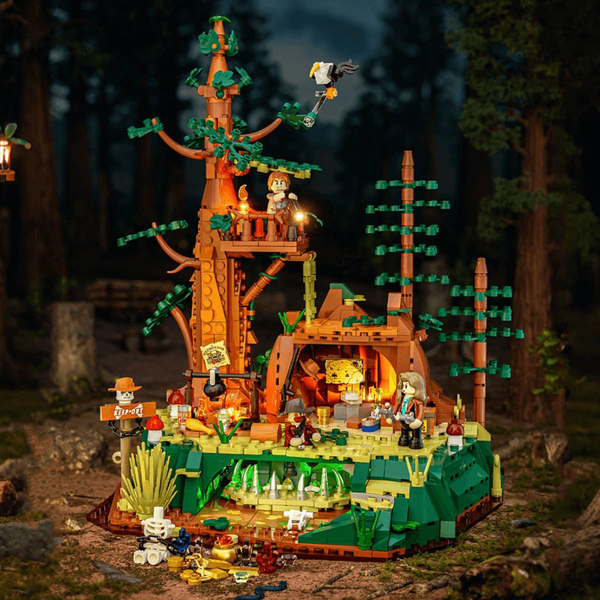 Lumibricks The Old West 14012 Sequoia Bandit Camp - Image 2