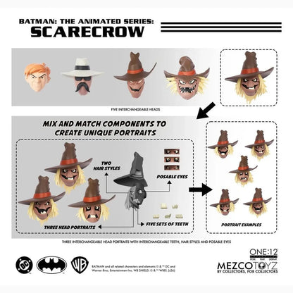 Batman, la série animée One:12 Collective figurine Scarecrow 17 cm - Image 6