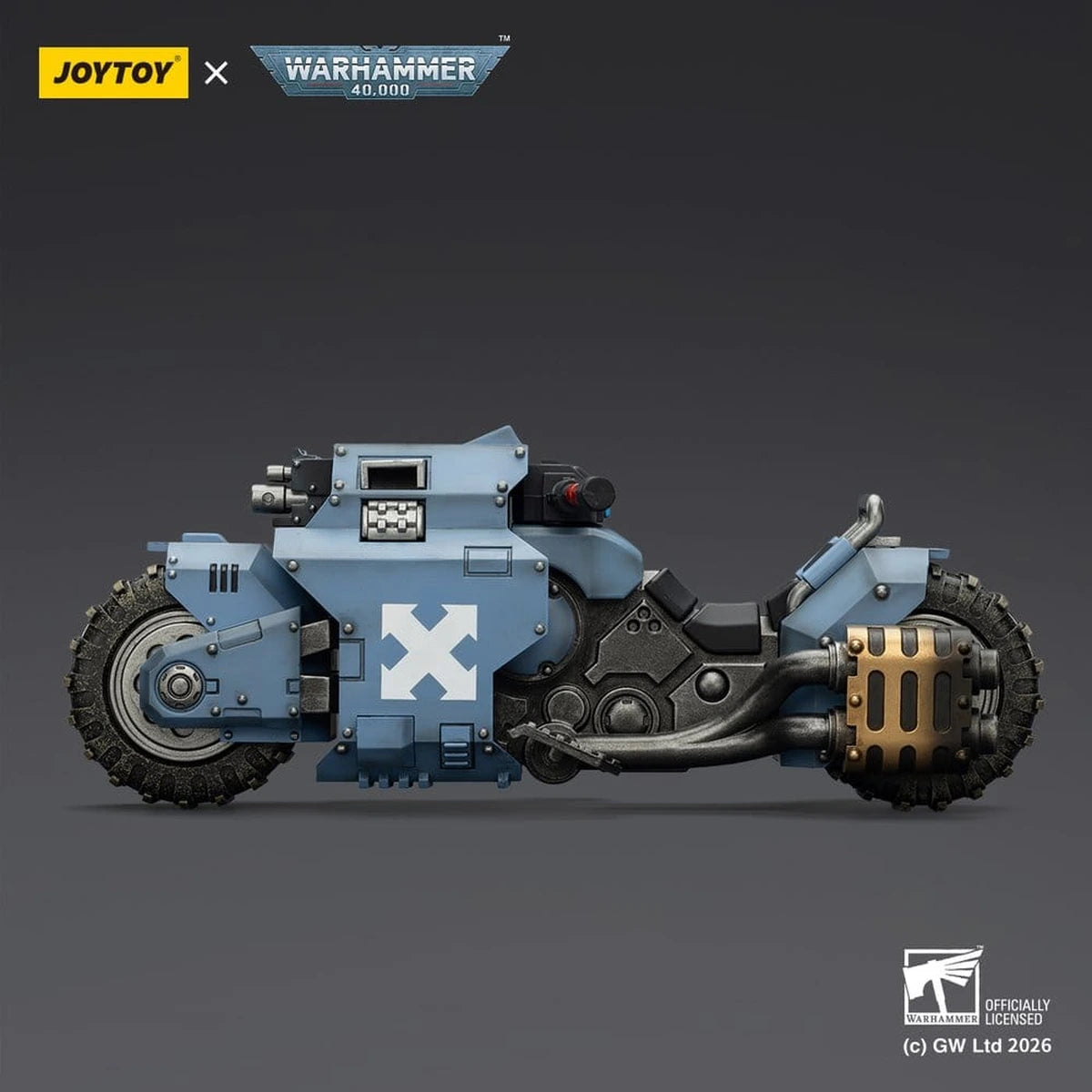 Warhammer 40,000 Raider-pattern Combat Bike Space Wolves with twin-linked bolt rifles 22 cm - Image 5
