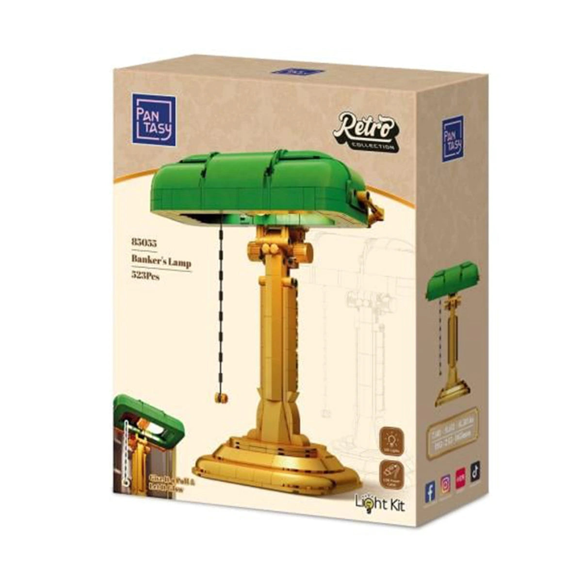 Retro Collection Pantasy 85055 Banker's Lamp - Image 3