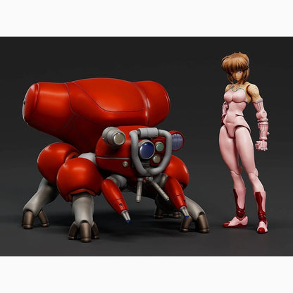 Ghost in the Shell Plastic Model Kit PLAMAX minimum factory Motoko Kusanagi avec Fuchikoma 8 cm - Image 3