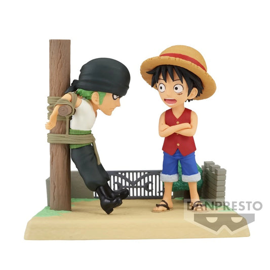 ONE PIECE - WORLD COLLECTABLE FIGURE LOG STORIES - LUFFY & ZORO - Image 1