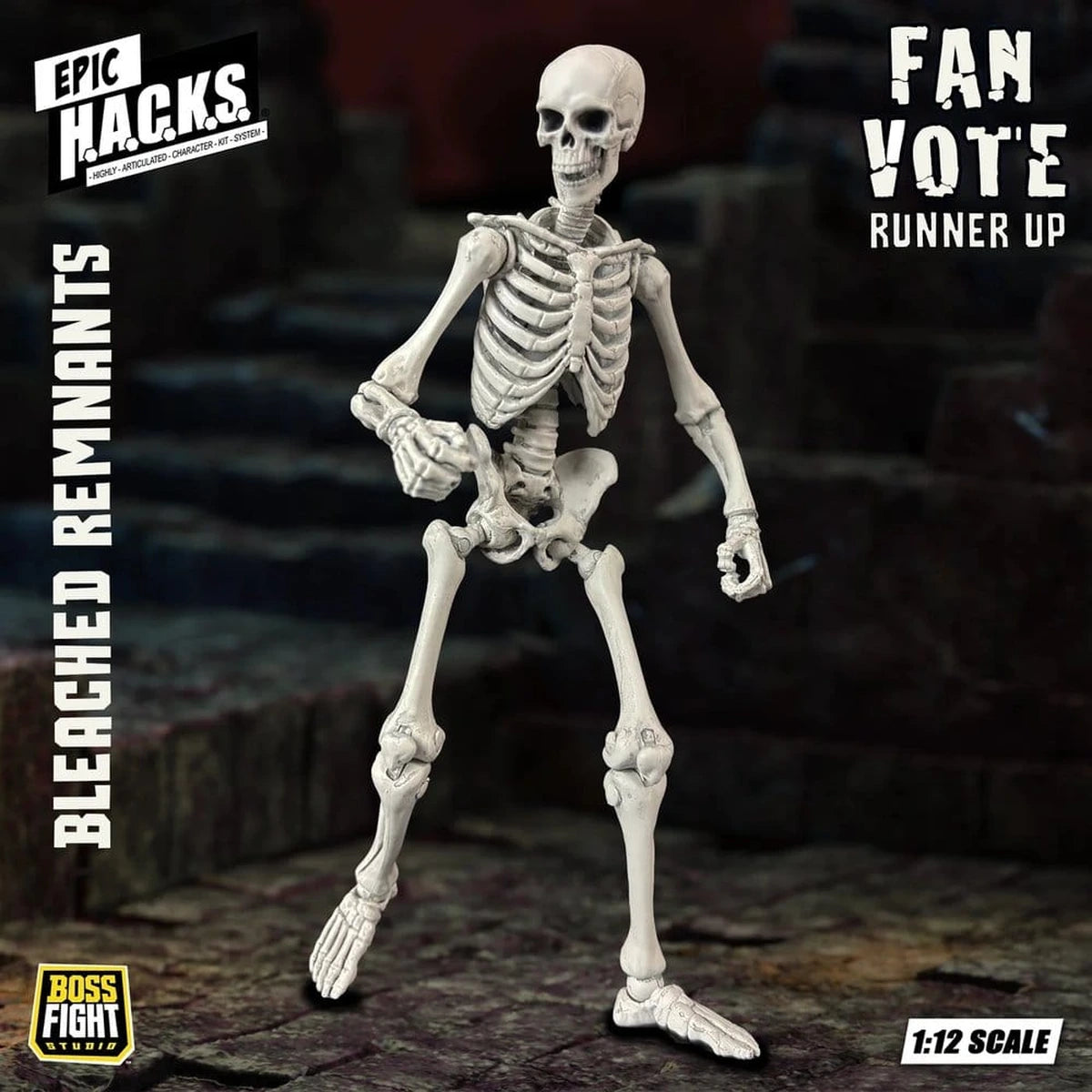 EPIC H.A.C.K.S. figurine 1/12 Skeleton Blank Bleached Remnants - Image 5