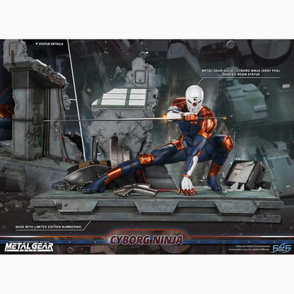Metal Gear Solid statuette Cyborg Ninja (Gray Fox) 41 cm - Image 3