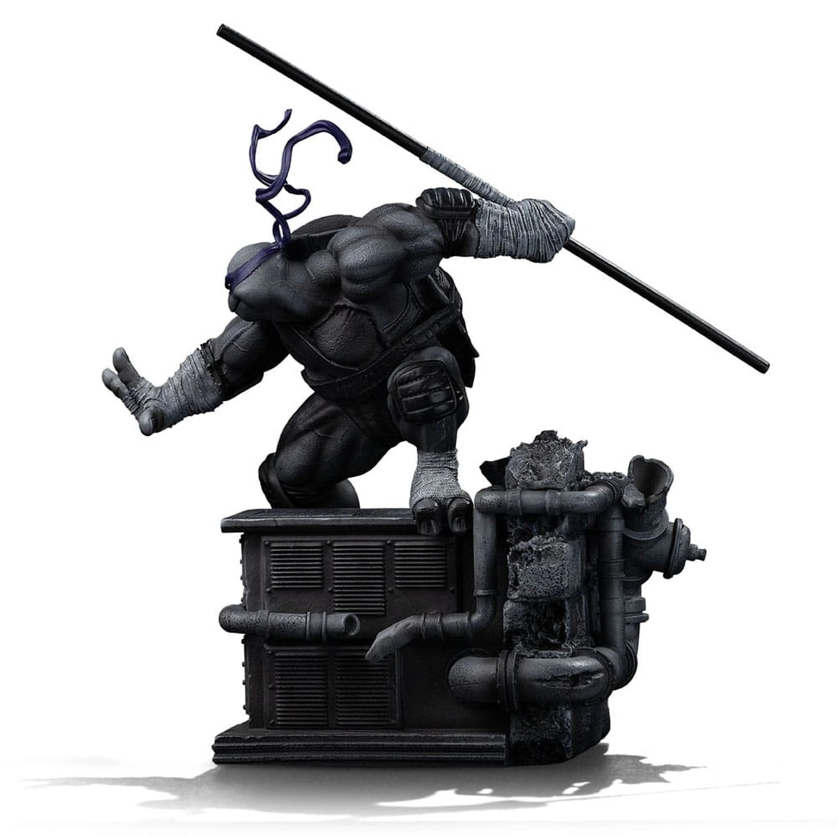 Tortues Ninja statuette 1/10 Art Scale Donatello Black and White Variant 26 cm heo exclusive - Image 3