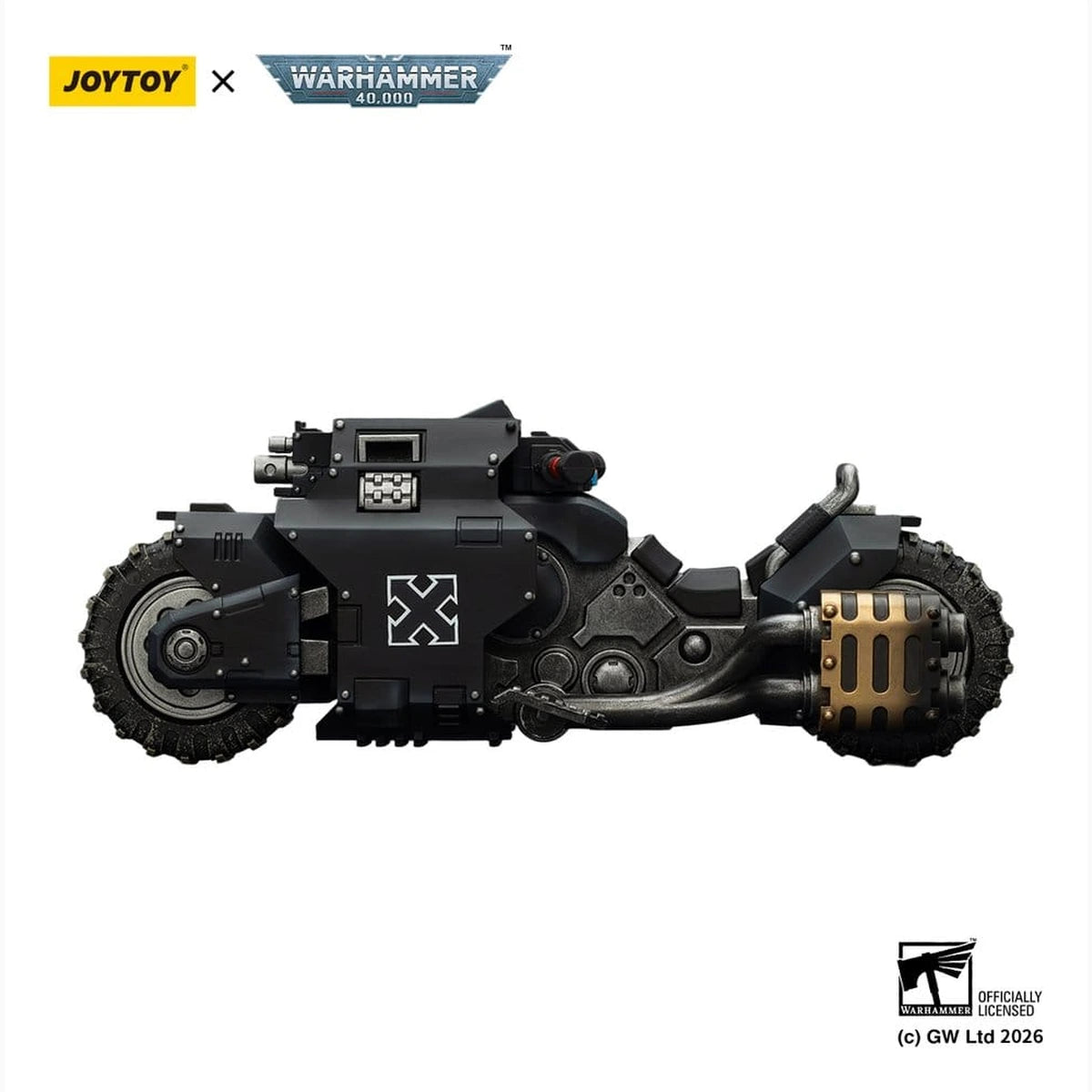 Warhammer 40,000 Raider-pattern Combat Bike Raven Guard with twin-linked bolt rifles 22 cm - Image 1