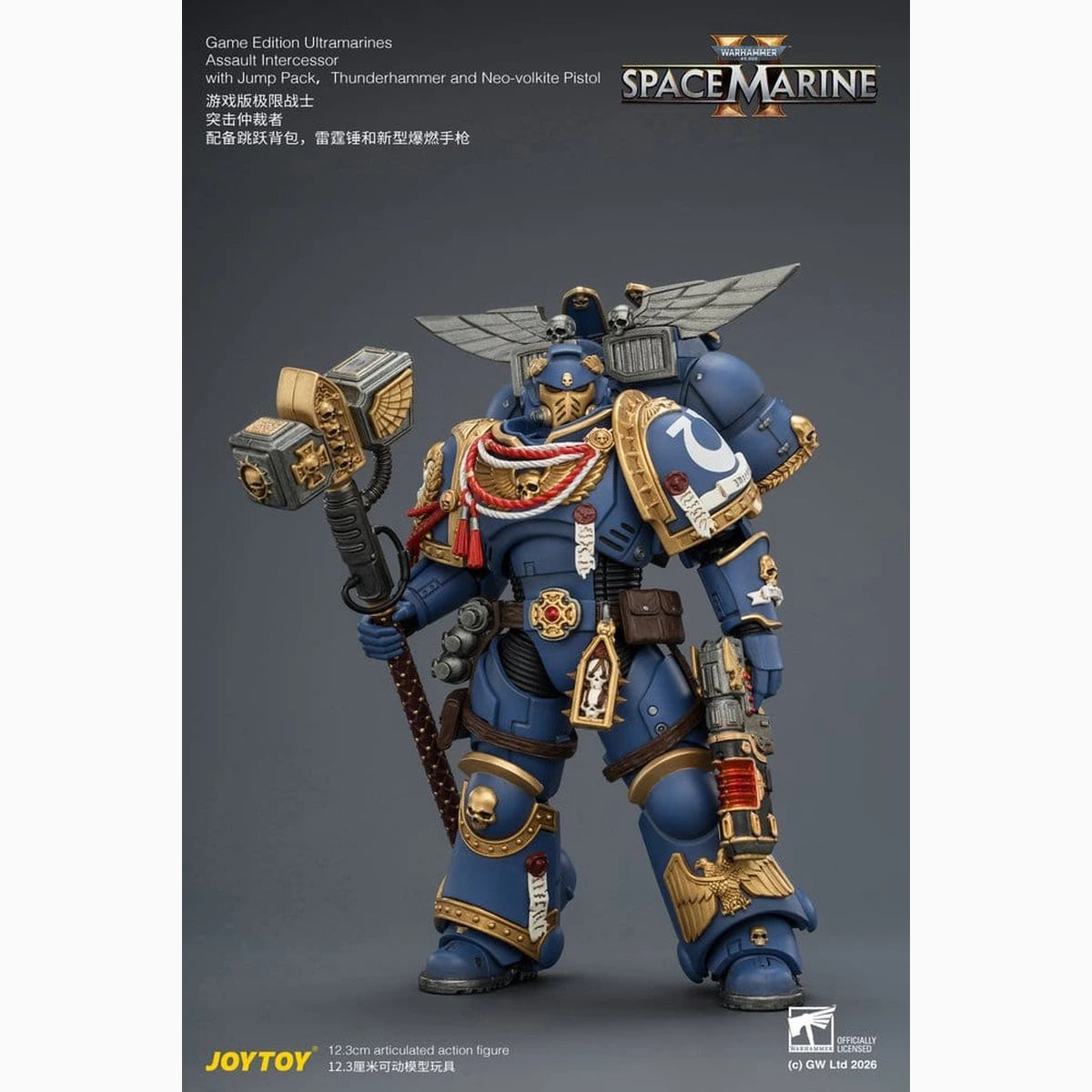 Warhammer figurine Game Edition Ultramarines Assault Intercessor 12 cm - Image 4