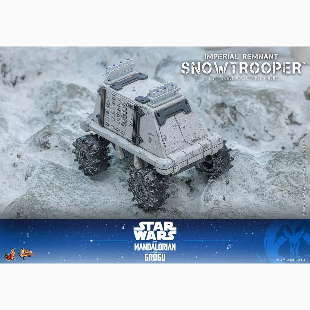 Star Wars: The Mandalorian & Grogu Movie Masterpiece figurine 1/6 Imperial Remnant Snowtrooper 30 cm - Image 7