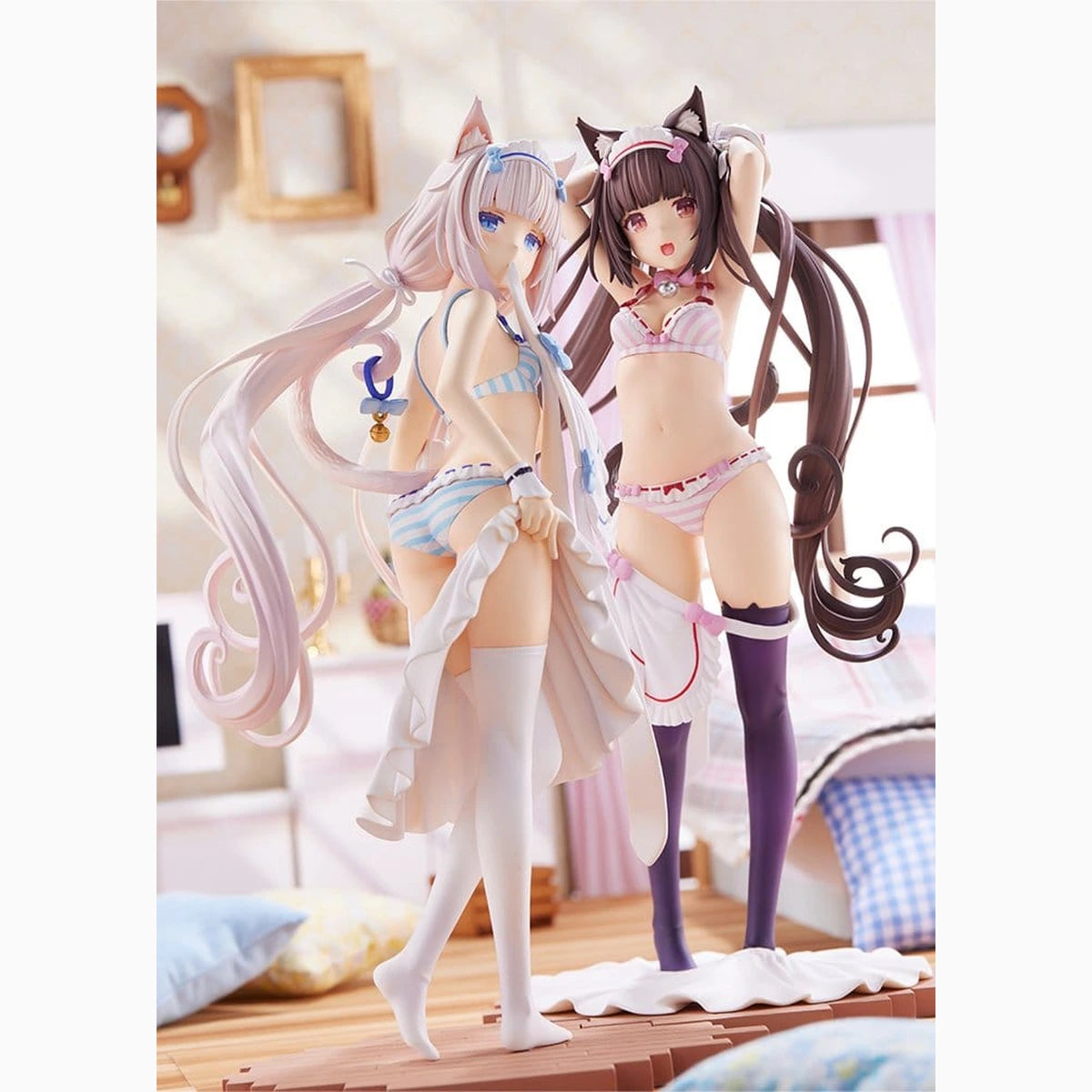 Nekopara figurine PVC 1/7 Vanilla Dress up time 24 cm - Image 6