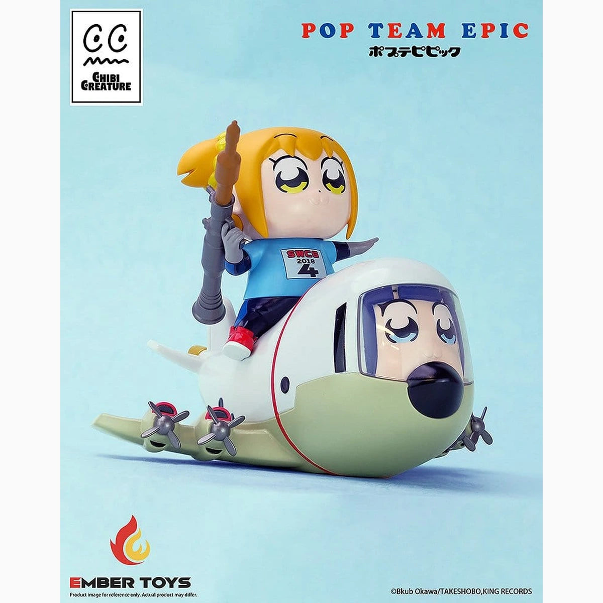 Pop Team Epic pack 2 figurines Vinyl Chibi Creature POPUKO & PIPIMI: Skeleton Competition Ver. - Image 4
