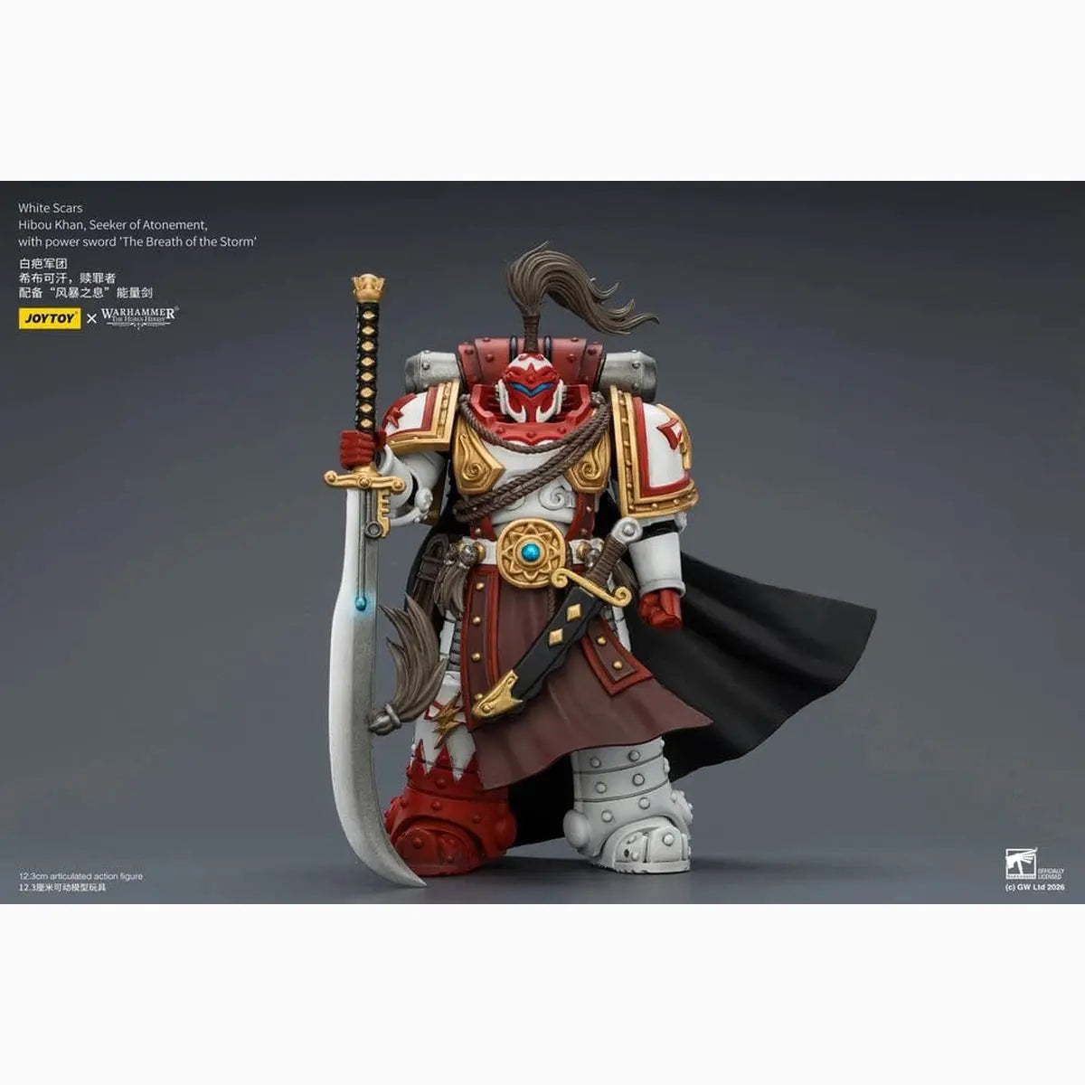 Warhammer The Horus Heresy figurine White Scars Hibou Khan, Seeker of Atonement 12 cm - Image 3