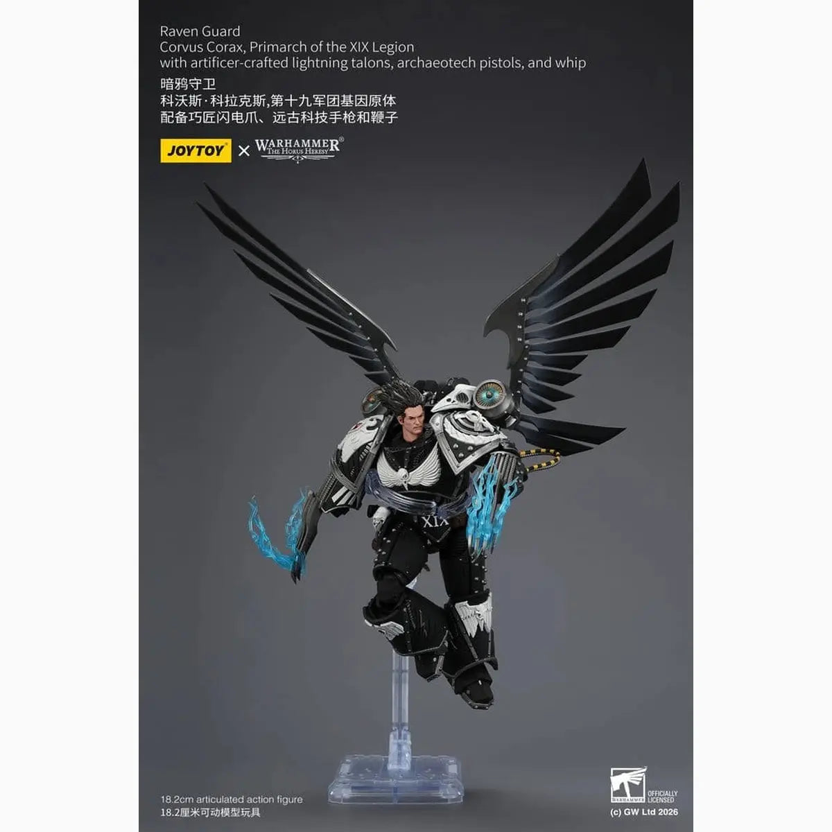 Warhammer 40,000 figurine Raven Guard Corvus Corax, Primarch of the XIX Legion 18 cm - Image 6