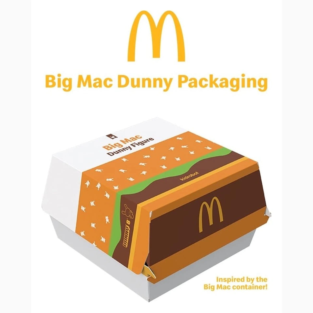 McDonald's Big Mac Vinyl Dunny Figurine d'art 20 cm - Image 3