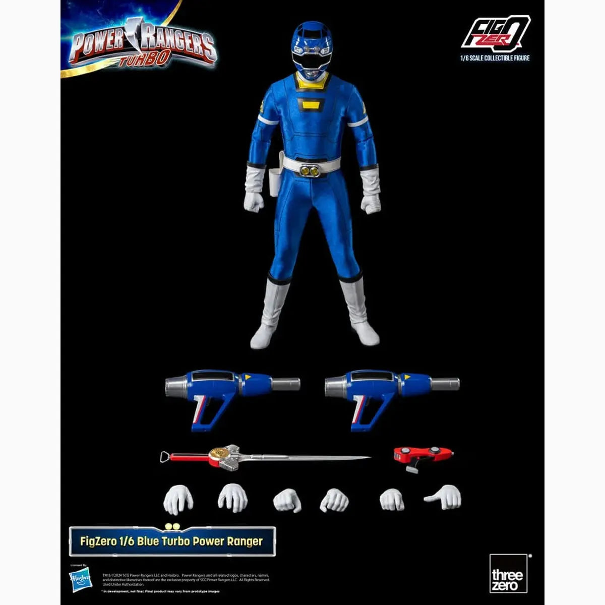 Power Rangers Turbo figurine FigZero 1/6 Blue Turbo Power Ranger 30 cm - Image 4