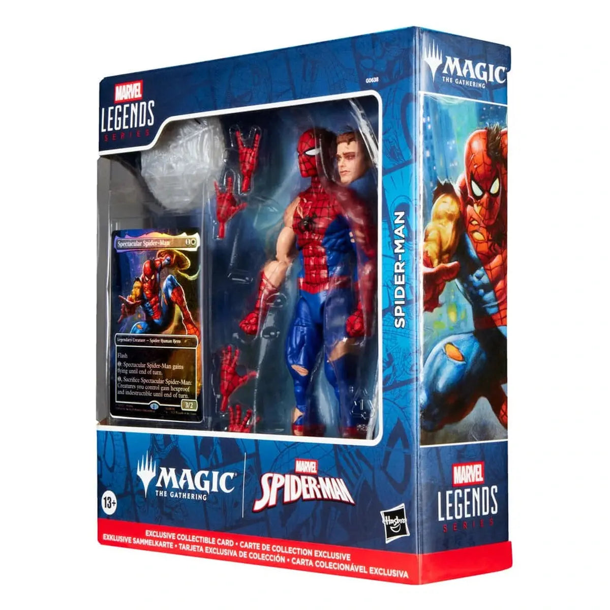 Marvel Legends Magic: The Gathering figurine Battle-Damaged Spider-Man (avec carte premium exclusive) 15 cm - Image 4