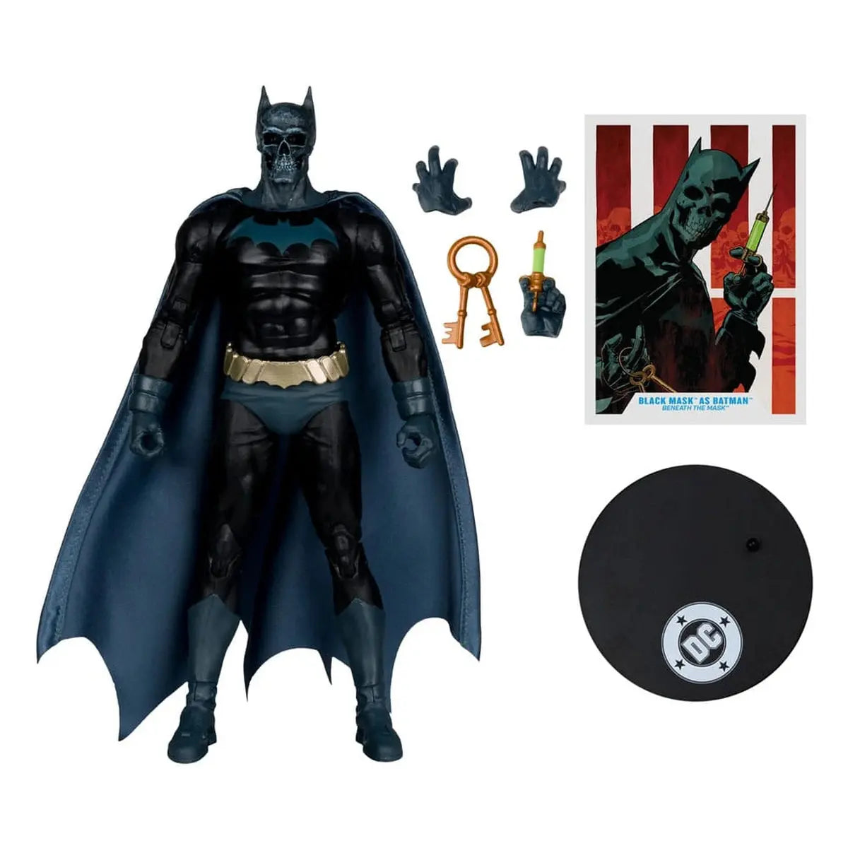DC Multiverse figurine Black Mask as Batman (Beneath the Mask) 18 cm - Image 4