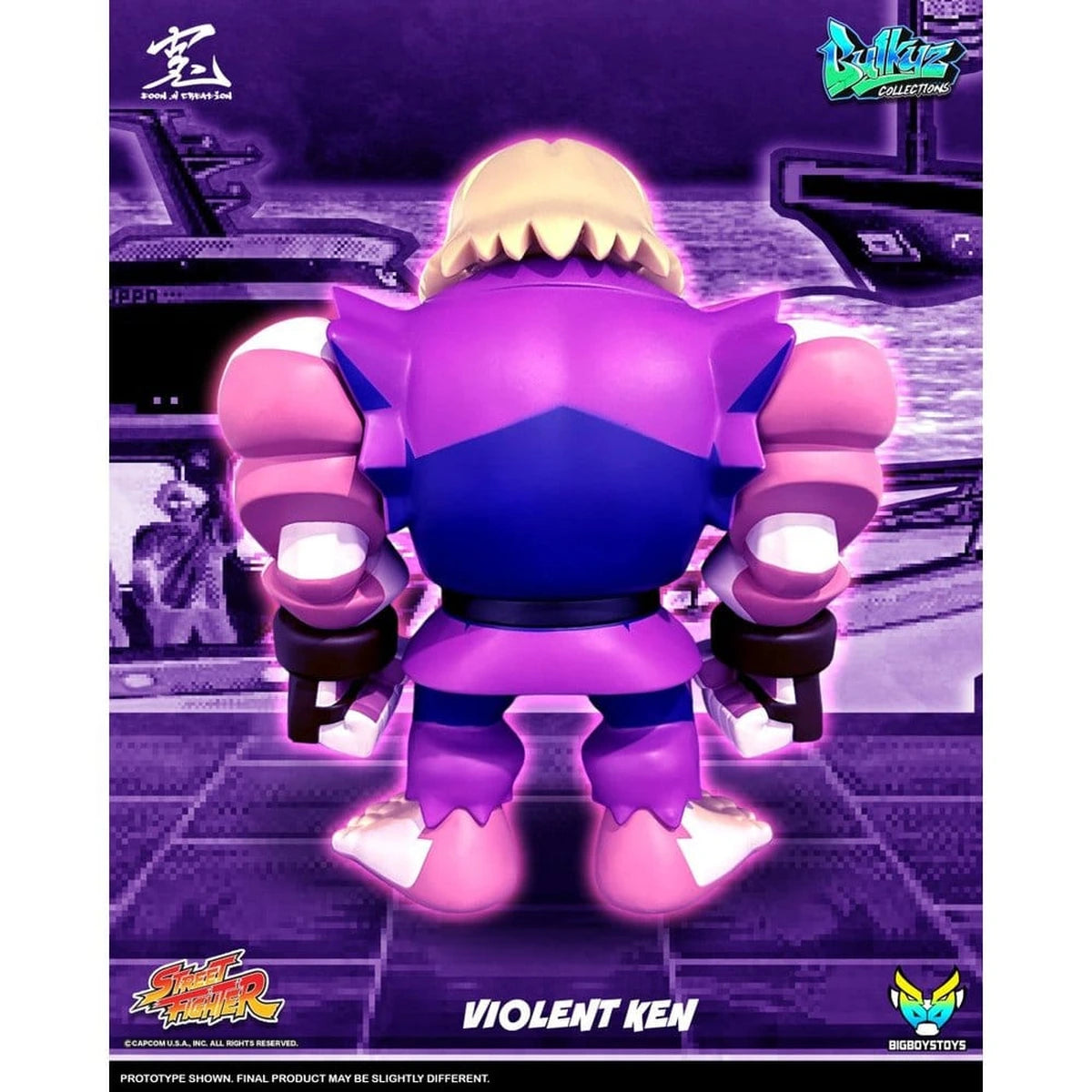 Street Fighter Bulkyz figurine vinyle Violent Ken 30 cm - Image 5