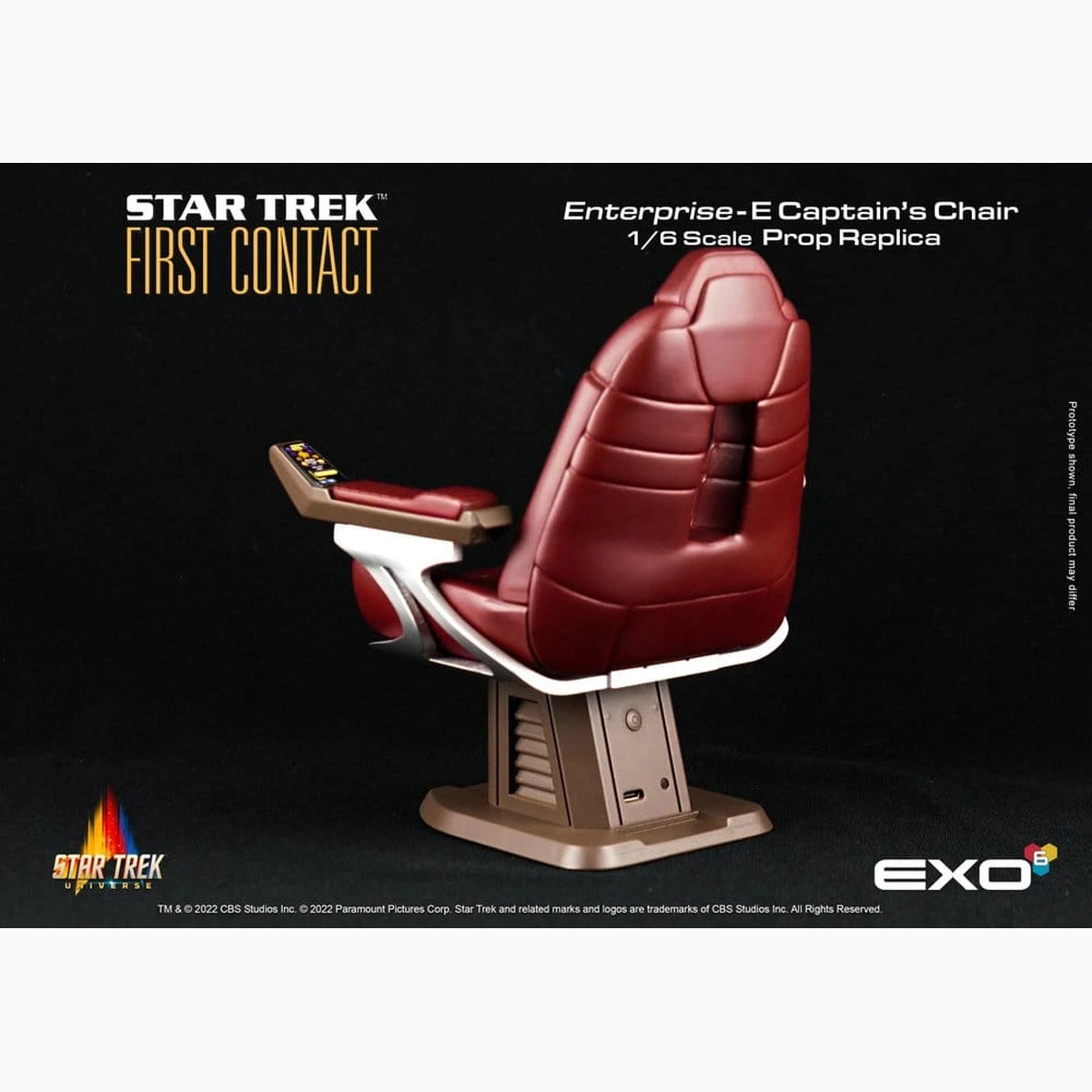 Star Trek : Premier Contact réplique 1/6 Captain's Chair 15 cm - Image 7