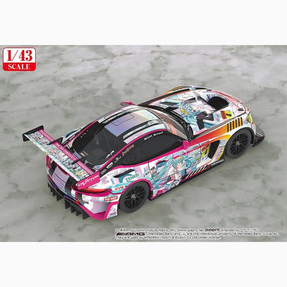 Hatsune Miku GT Project véhicule 1/43 Good Smile Hatsune Miku AMG 2021 SUPER GT 100th Race Commemorative Ver. 11 cm - Image 4