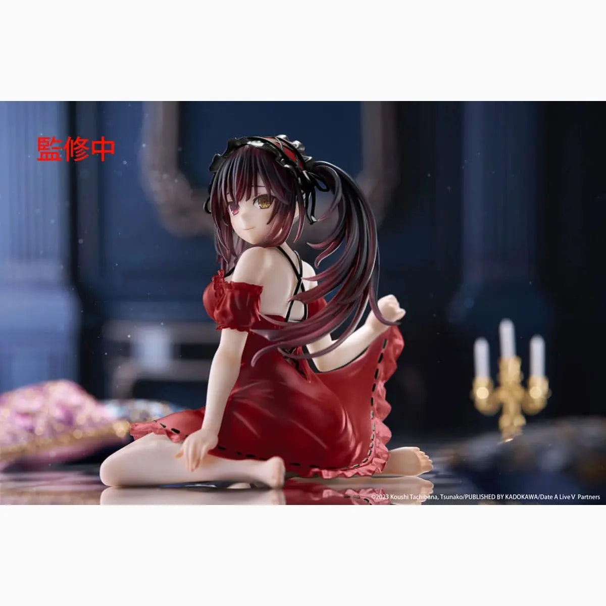 Date A Live V statuette PVC Desktop Cute Figure Kurumi Tokisaki Nightwear Ver. Renewal 13 cm - Image 4