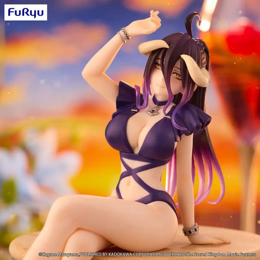 Overlord statuette PVC Noodle Stopper Albedo Swimsuit Dark Purple Color Ver. 16 cm - Image 4