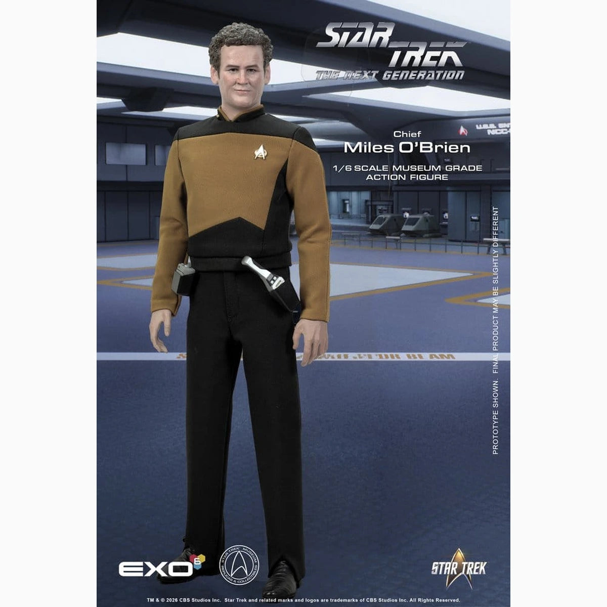 Star Trek: La Nouvelle Génération figurine 1/6 Chief Miles O'Brien Essential Version 30 cm - Image 3
