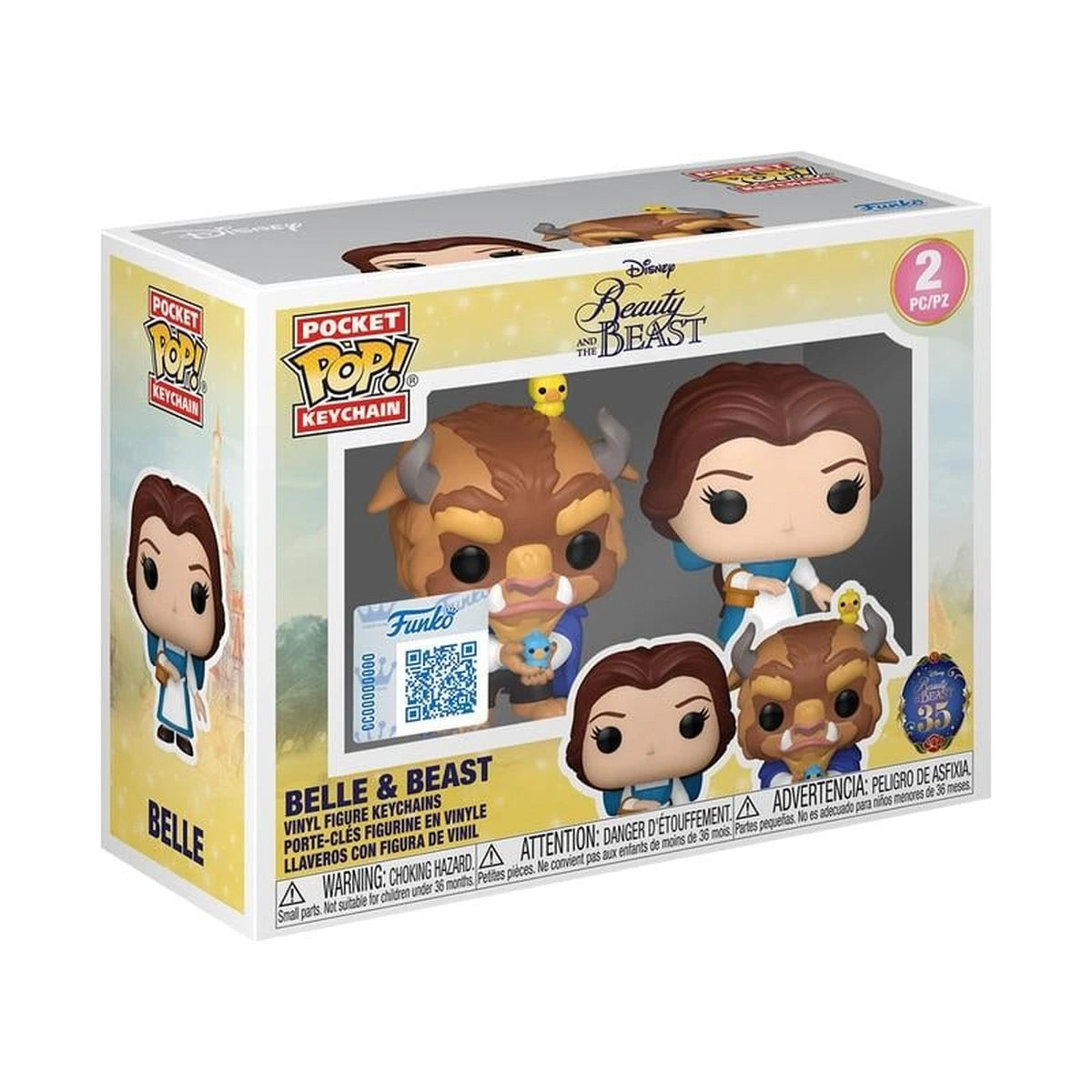 Disney Pocket Pop Beauty & The Beast 2Pack - Image 1