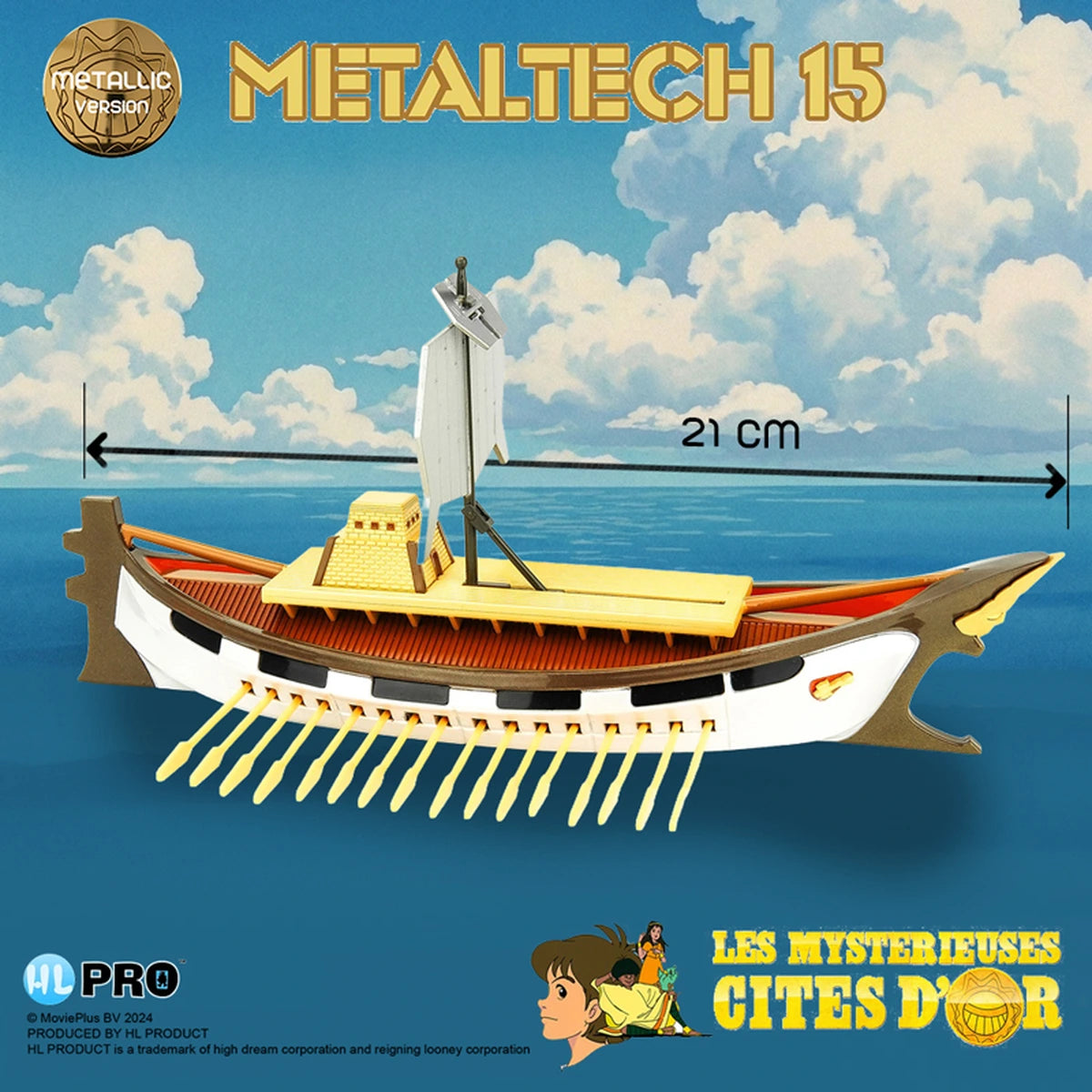 Les Mysterieuses Cites D'Or Metaltech 15 Solaris Metallic Boite Fr - Image 5