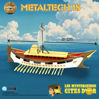 Les Mysterieuses Cites D'Or Metaltech 15 Solaris Metallic Boite Fr - Image 5