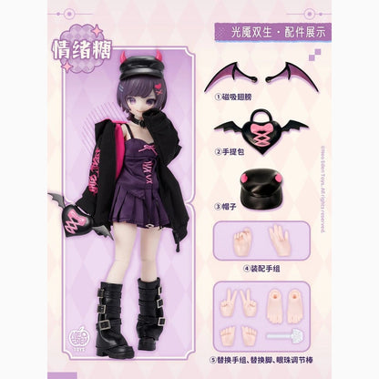 Original Character assortiment Figure Angel & Demon blind box assortiment MJD Poupée Blind Box 22 cm Assortment (6) - Image 4