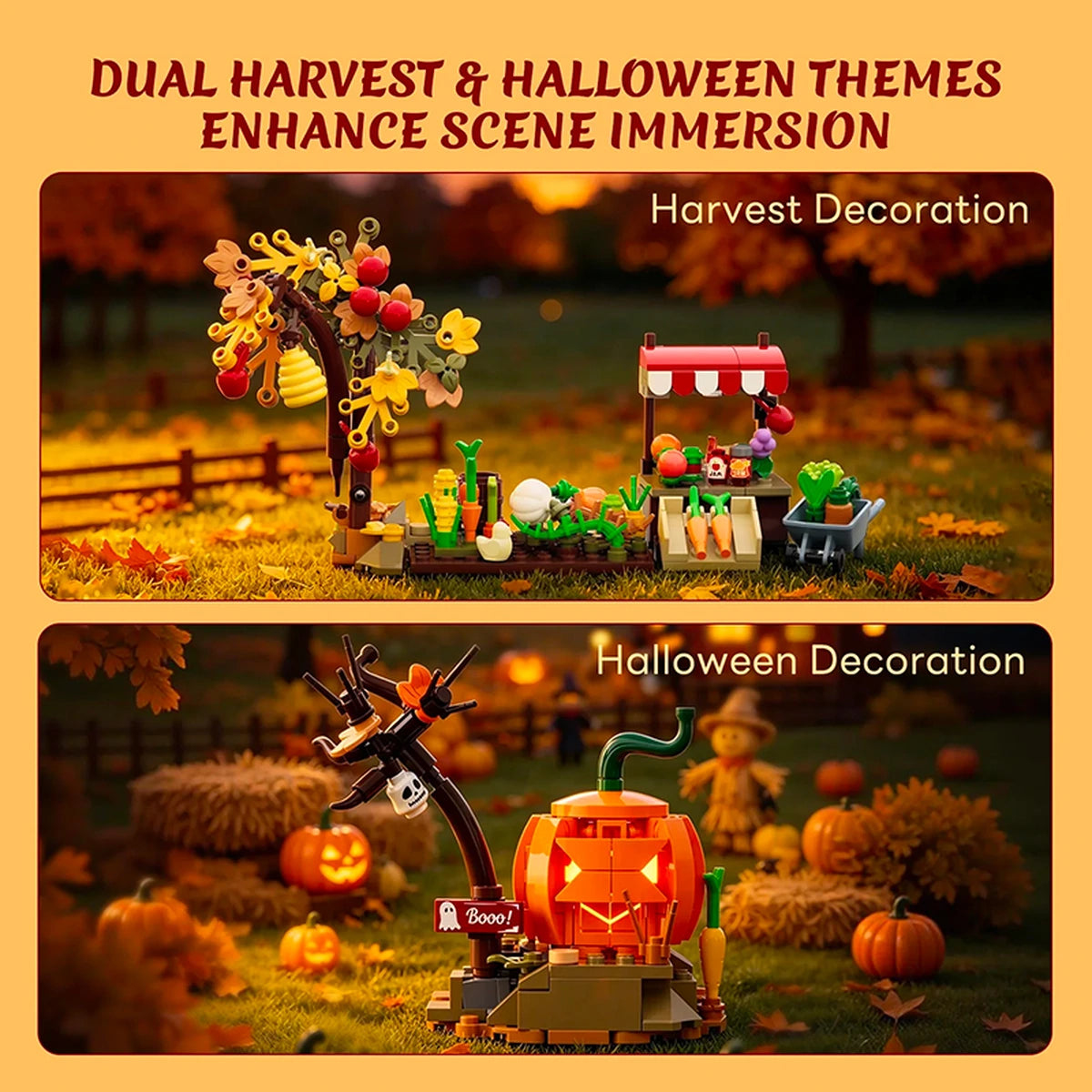 Lumibricks Farm Life 16013 Autumn Farmhouse - Image 2