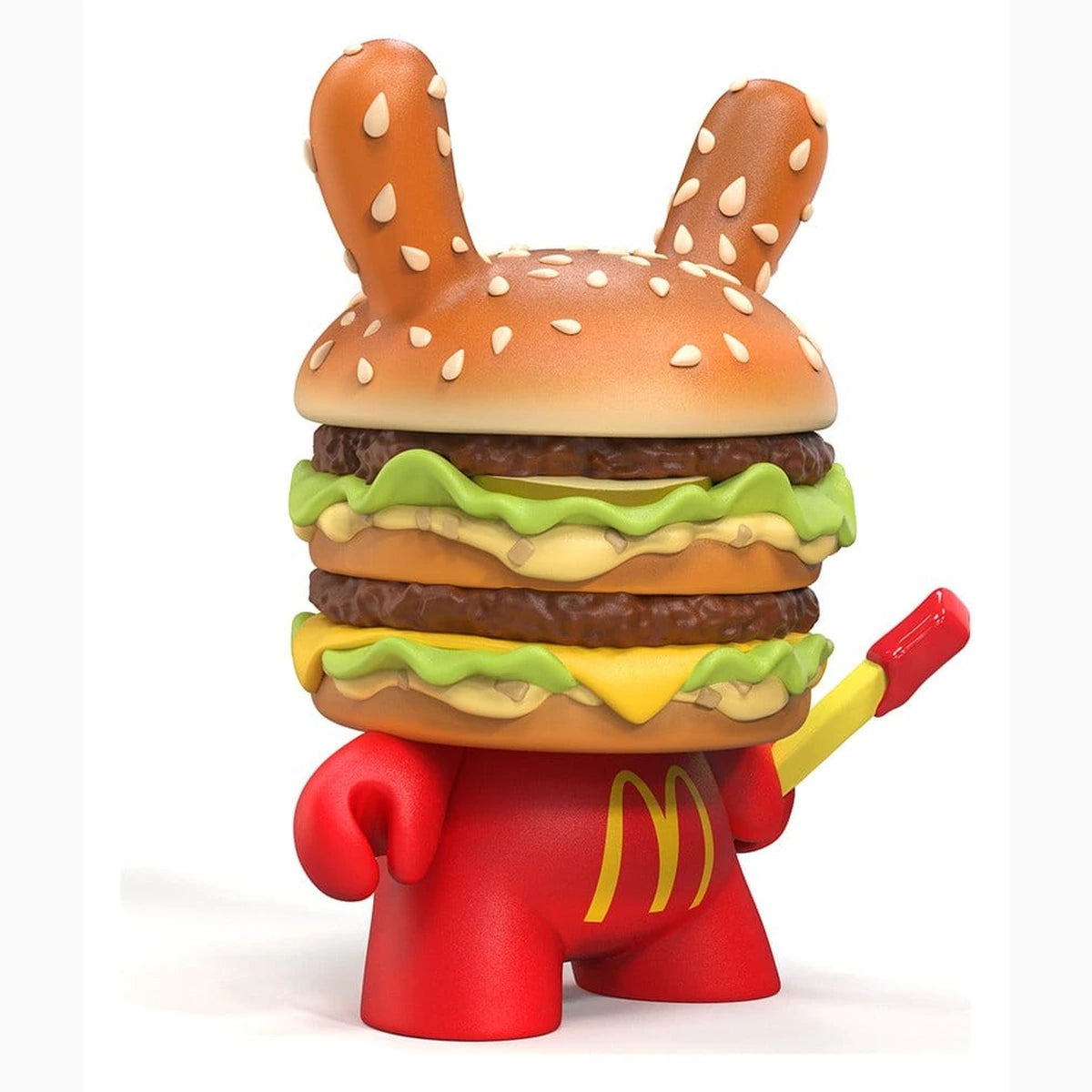 McDonald's Big Mac Vinyl Dunny Figurine d'art 20 cm - Image 4
