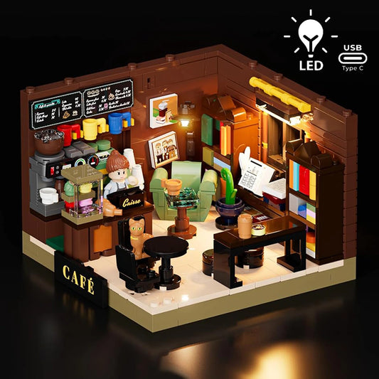 Lumibricks Town Life 15018 Book-Cafe Box - Image 1