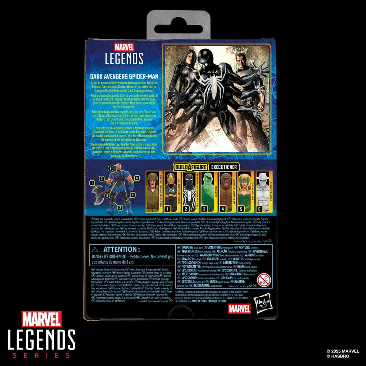 Marvel Legends Action figurine Dark Avengers Spider-Man (BAF: Executioner) 15 cm - Image 5