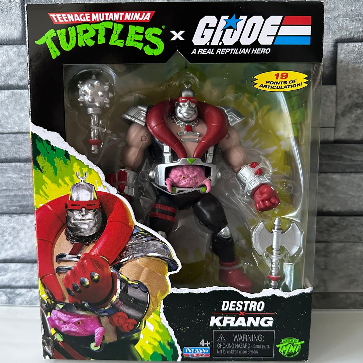 Tortues Ninja x G.I. Joe Crossover Classics figurine Krang Droid x Destro 12 cm Playmates