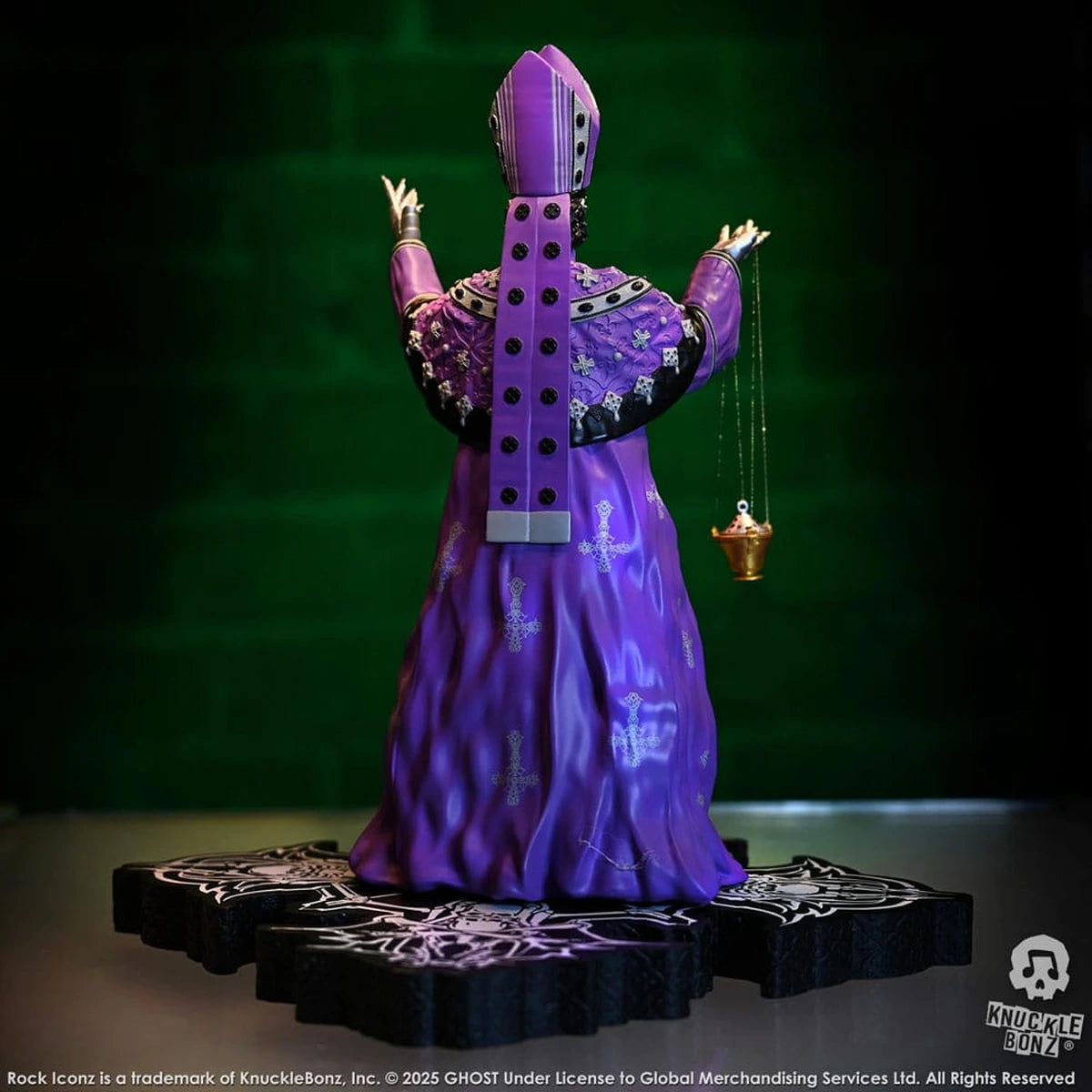 Ghost statuette Rock Iconz Papa V Perpetua Purple Robes 22 cm - Image 6