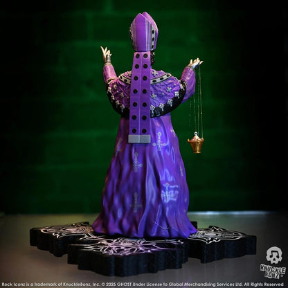 Ghost statuette Rock Iconz Papa V Perpetua Purple Robes 22 cm - Image 6