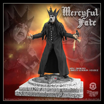 Mercyful Fate statuette Rock Iconz King Diamond III (Black Version) 22 cm - Image 3