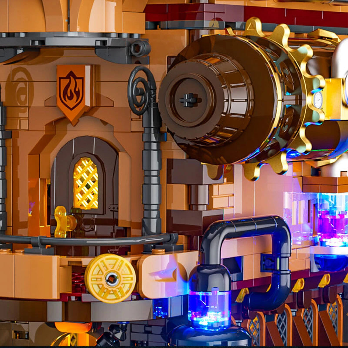 Lumibricks Steampunk World 11010 Alchemist'S Moving Castle - Image 3